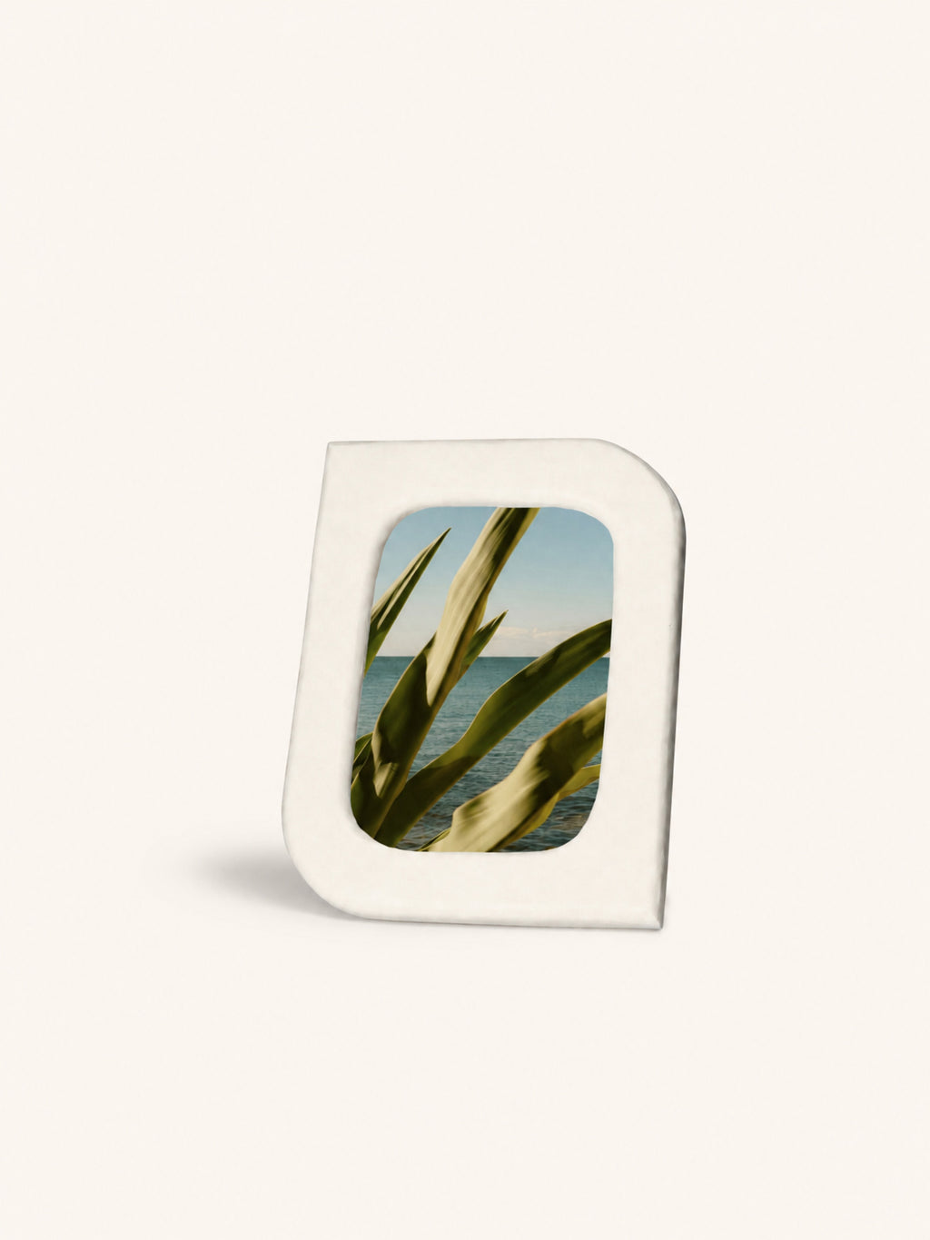SALAMANCA - fotolijst - kalkpleister - L 22 x W 2 x H 28 cm - gebroken wit