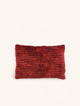 Rood – BRINDISI - cuscino - lana - L 60 x W 40 cm - melanzana