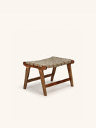 AOSTA - kruk - acacia hout - L 56 x W 41 x H x 36 - naturel