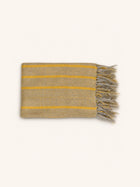 SAINT-TROPEZ - plaid/nappe - lin - L 170 x W 130 cm - jaune