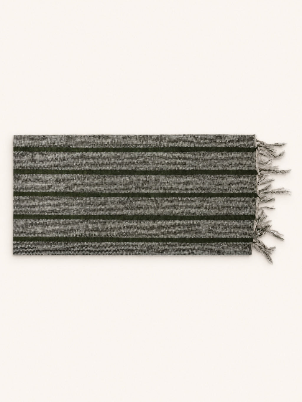 SAINT-TROPEZ - plaid/tafellaken - linnen - L 170 x W 130 cm - groen