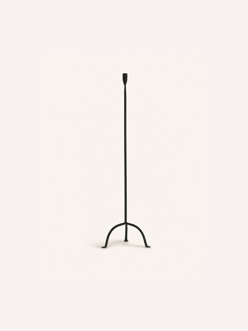 LIZZIE - candle holder - metal - L 25,2 x W 21 x H 90 cm - black