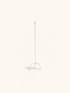 LIZZIE - candelabro - metal - L 25,2 x W 21 x H 90 cm - blanco roto