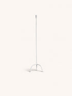 LIZZIE - kandelaar - metaal - L 24,5 x W 22,5 x H 105 cm - gebroken wit
