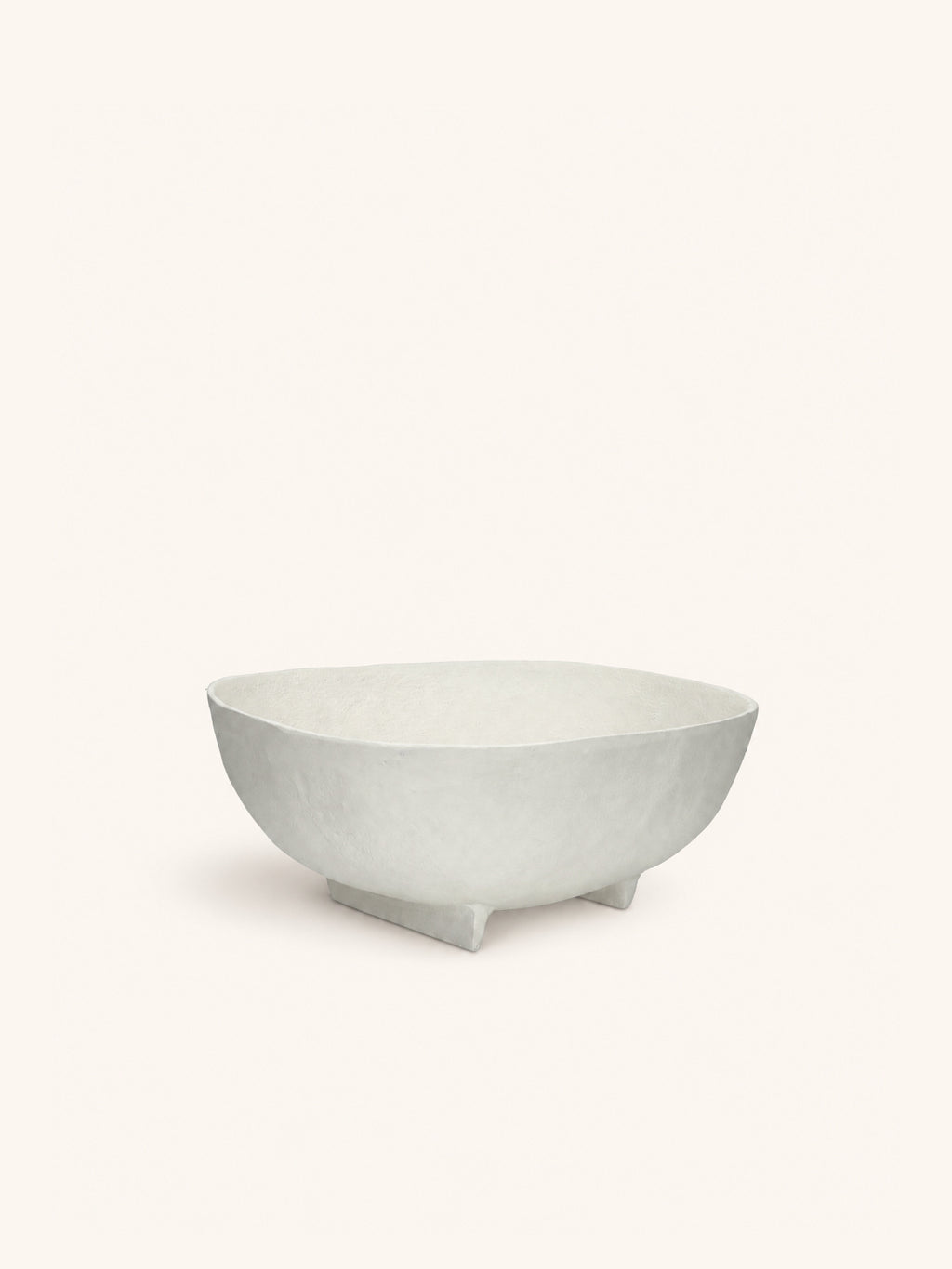 TRULLI - Set/3 Schalen - Aluminium - L 16/20/26 x W 15,5/21,5/27 x H 8/10/10 cm - Off-White