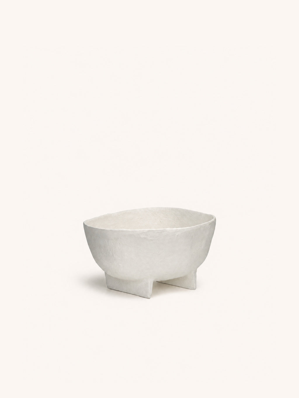 TRULLI - Set/3 Schalen - Aluminium - L 16/20/26 x W 15,5/21,5/27 x H 8/10/10 cm - Off-White