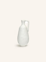 Wit – TRULLI - vase - aluminium - DIA 10,5 x H 22,5 cm - blanc cassé