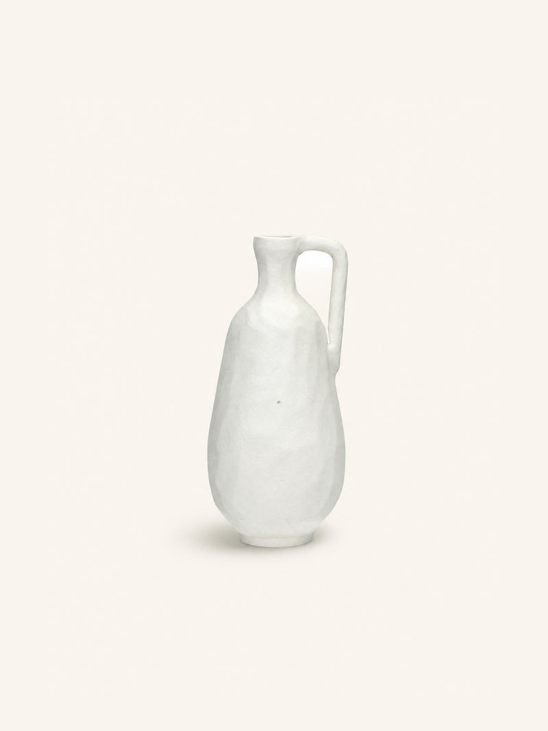 TRULLI - vase - aluminium - DIA 10,5 x H 22,5 cm - off-white