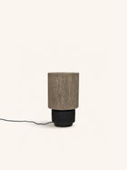 CORDOBA - table lamp - terracotta - DIA 18 x H 30 cm - black