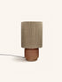 CORDOBA - tafellamp - terracotta - DIA 32 x H 57 cm - terracotta