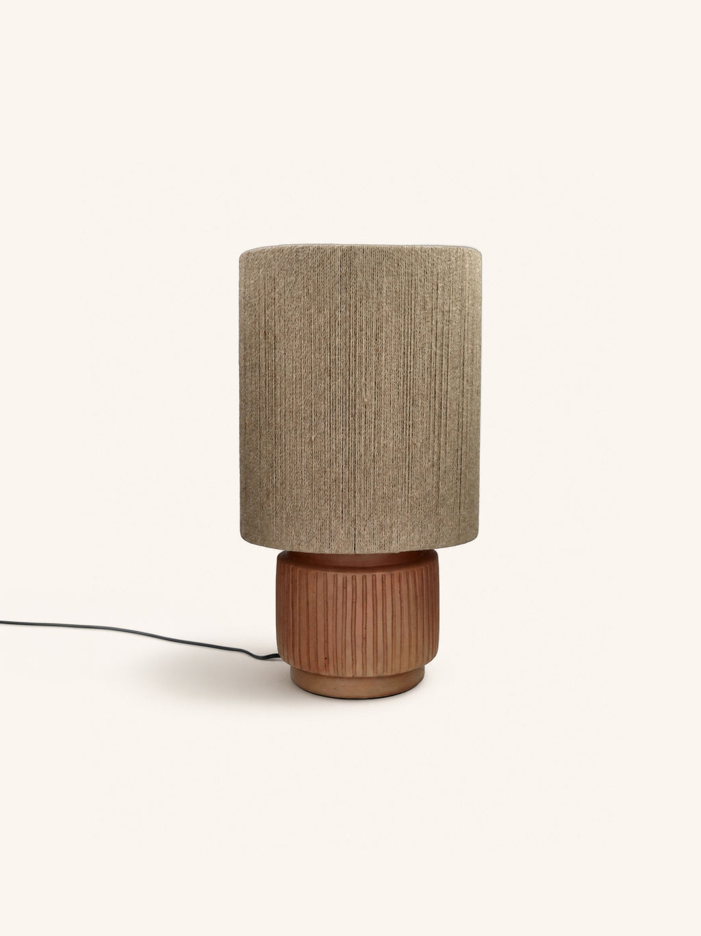 CORDOBA - table lamp - terracotta - DIA 32 x H 57 cm - terracotta