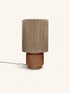 CORDOBA - tafellamp - terracotta - DIA 38 x H 66 cm - terracotta
