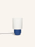 CORDOBA - tafellamp - terracotta - DIA 25 x H 44 cm - blauw