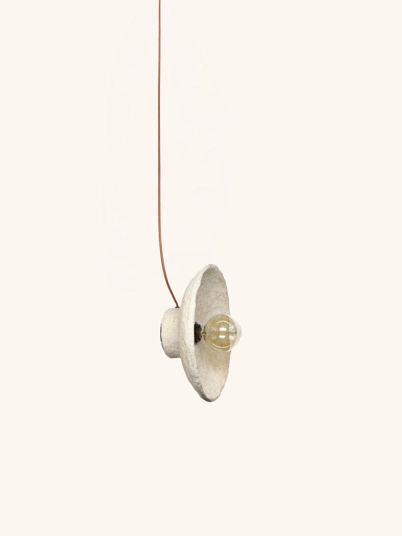 EIVISSA - wall lamp - papier mâché - DIA 35 cm - beige
