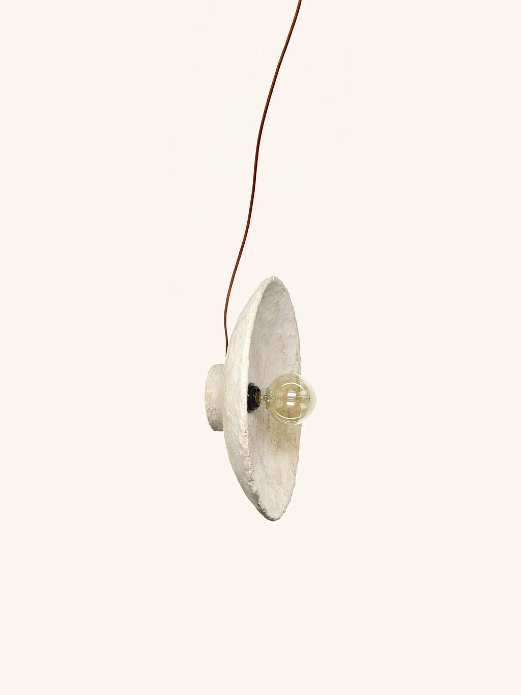 EIVISSA - wall lamp - papier mâché - DIA 45 cm - beige