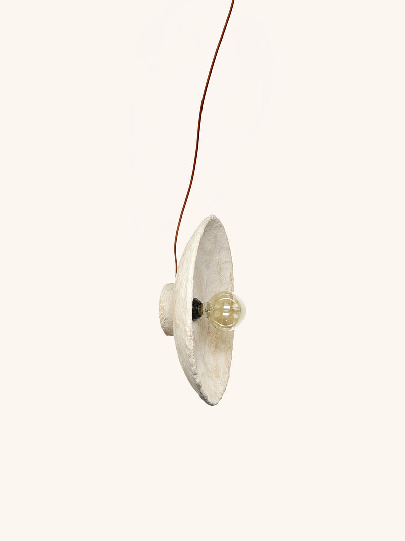 EIVISSA - wall lamp - papier mâché - DIA 45 cm - beige