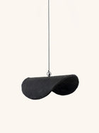 EIVISSA - pendant lamp - papier mâché - L 58 x W 43 x H 18 cm - black