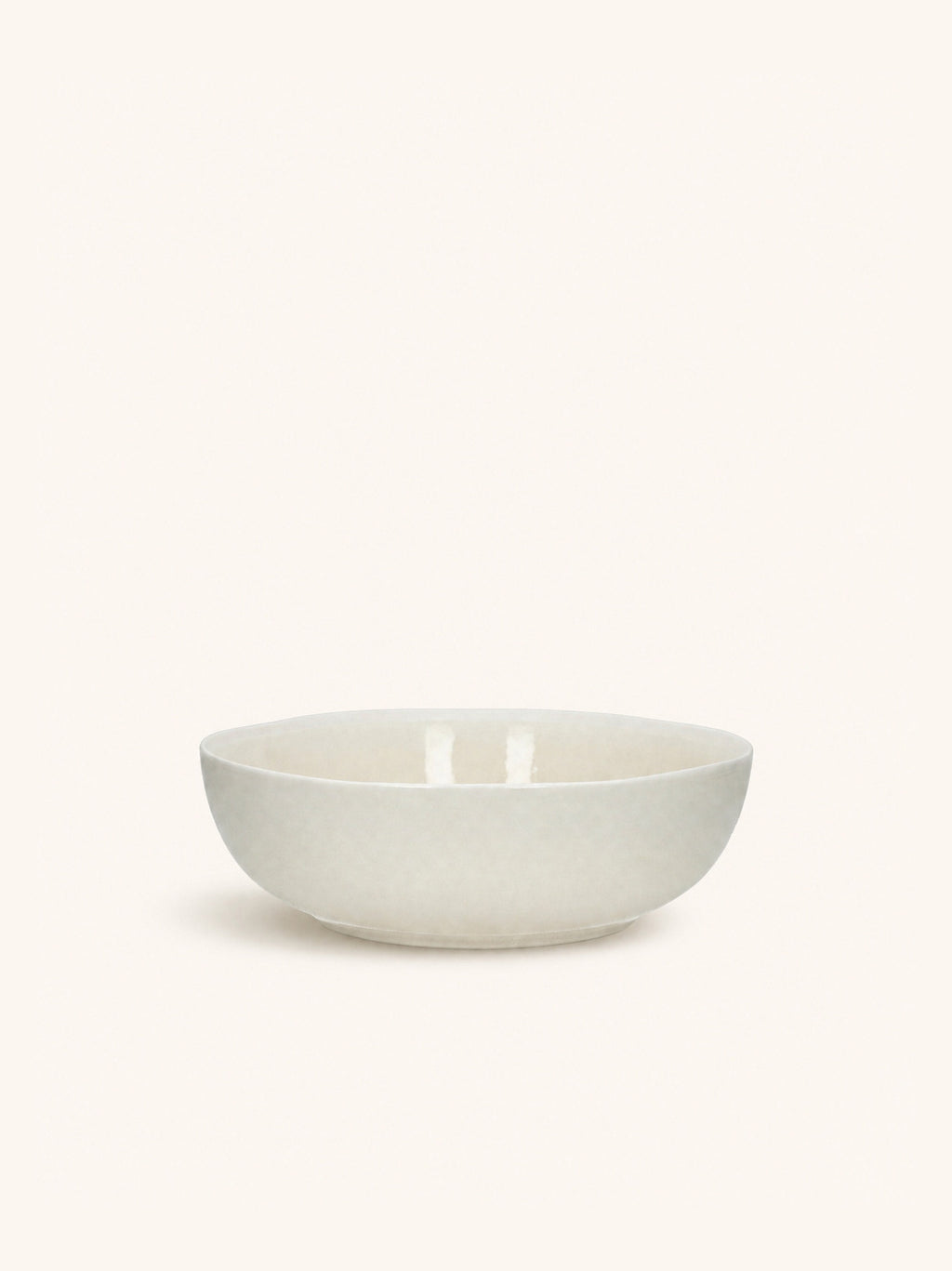 BISCOTTI - cuenco para pasta - porcelana - DIA 22 x H 7 cm - crudo