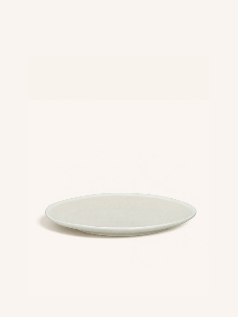 BISCOTTI - dessertbord - porselein - DIA 20 x H 2 cm - ecru