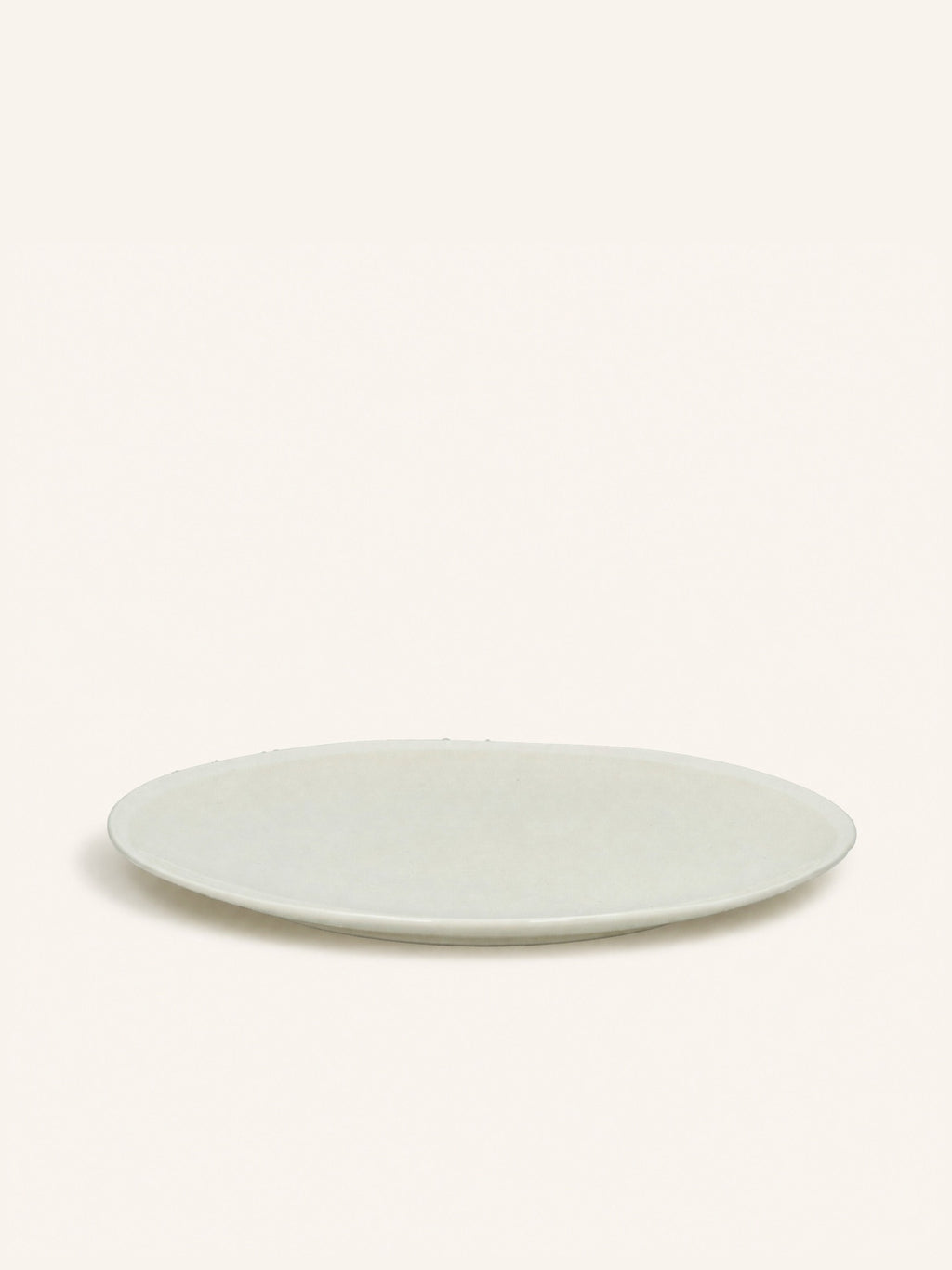 BISCOTTI - assiette plate - porcelaine - DIA 26,8 x H 2 cm - écru