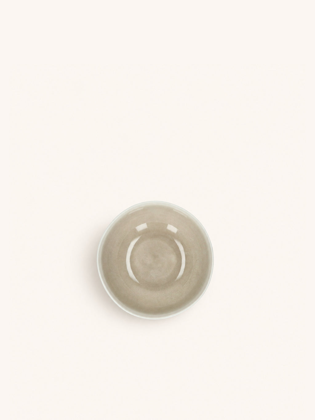 BISCOTTI - Frühstücksschale - Porzellan - DIA 12,2 x H 5,2 cm - Grau/Beige
