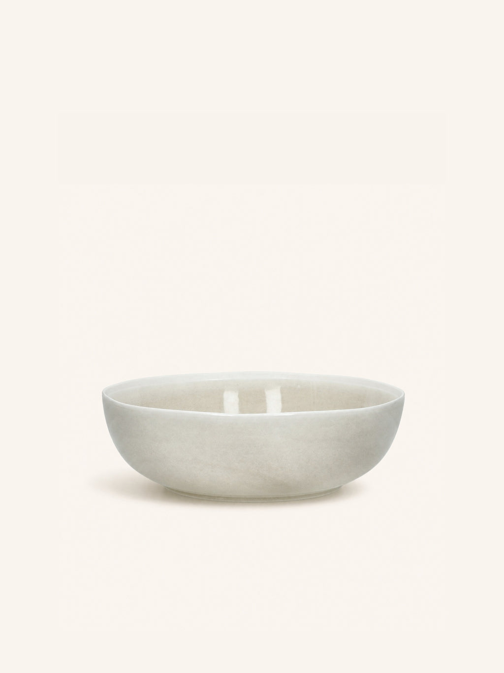 BISCOTTI - pastakom - porselein - DIA 22 x H 7 cm - grijs/beige