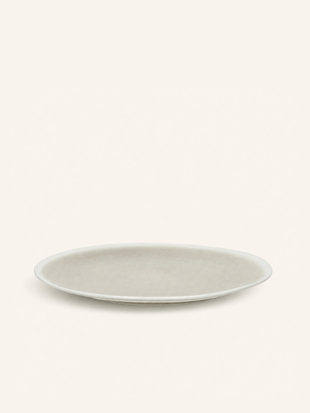 BISCOTTI - assiette plate - porcelaine - DIA 26,8 x H 2 cm - gris/beige