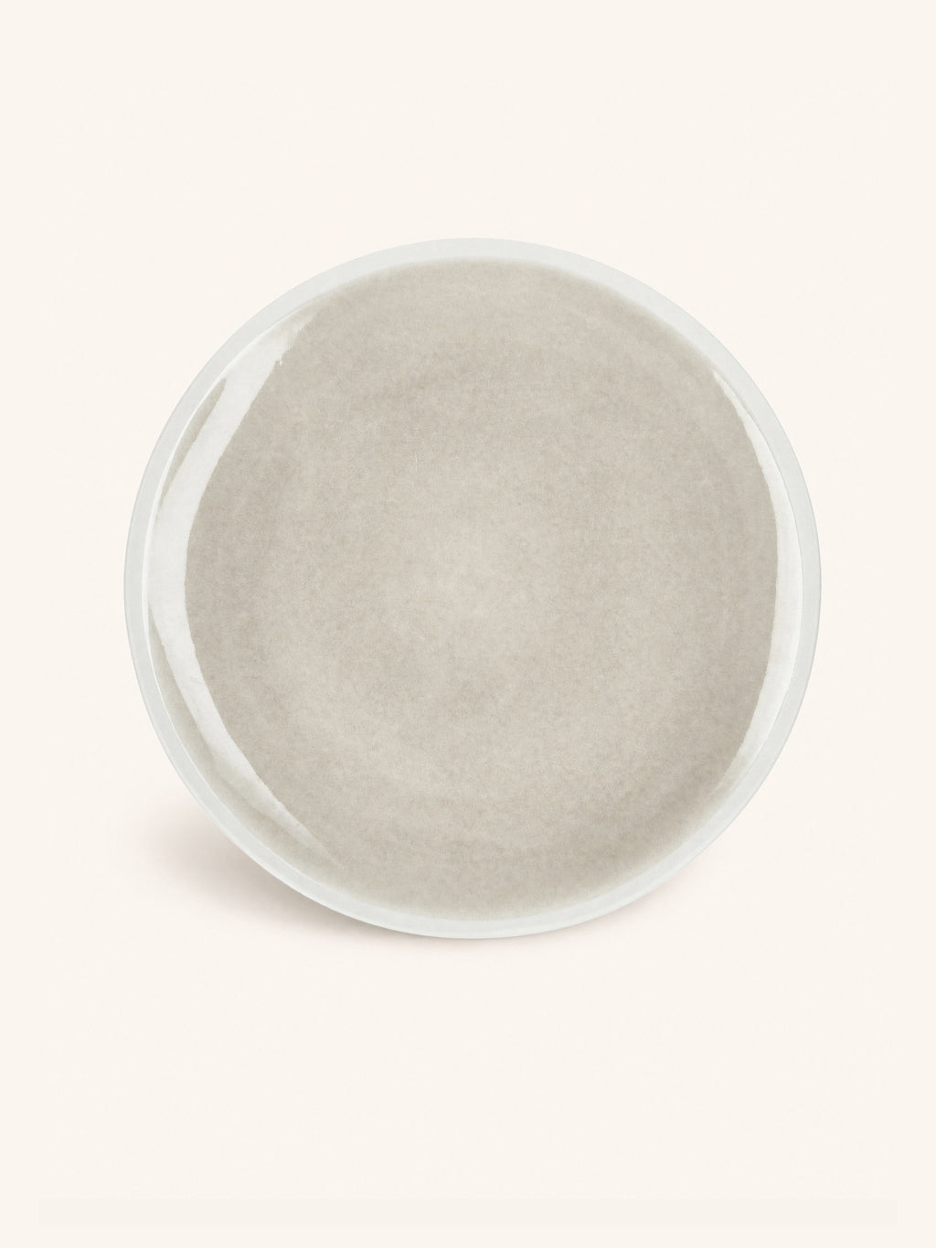 BISCOTTI - assiette plate - porcelaine - DIA 26,8 x H 2 cm - gris/beige