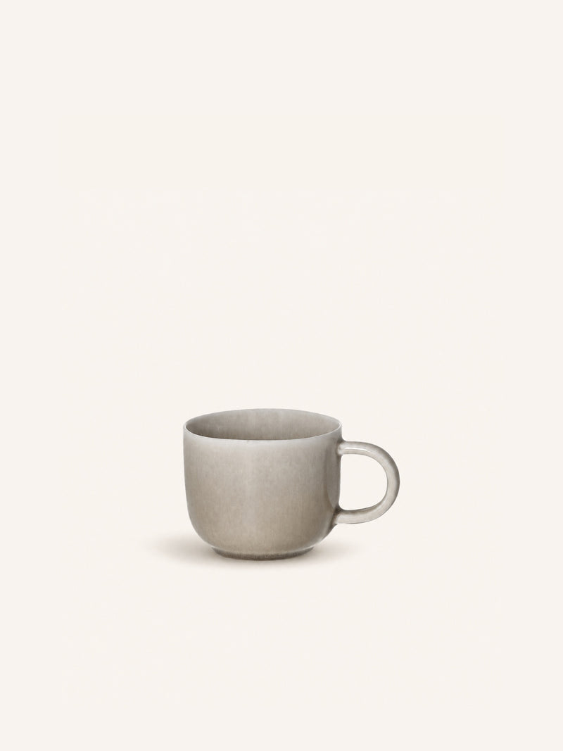 BISCOTTI - mok - porselein - DIA 7,5 x H 6 cm - grijs/beige