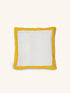 SAINT-TROPEZ - cushion - linen - L 50 x W 50 cm - yellow