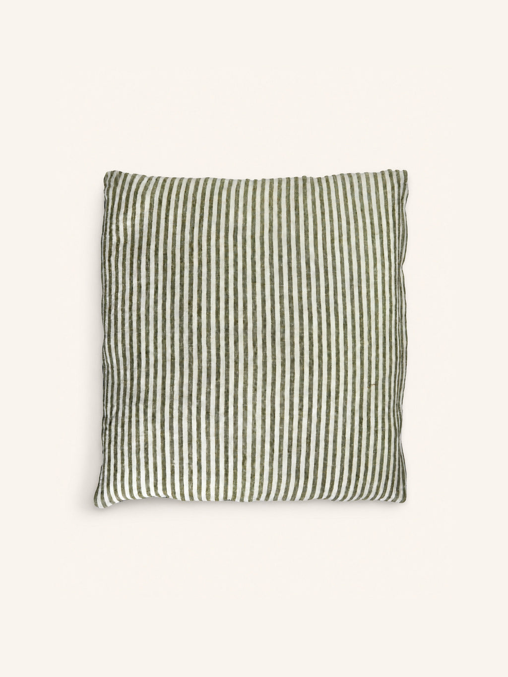 SAINT-TROPEZ - cushion - linen - L 60 x W 60 cm - green