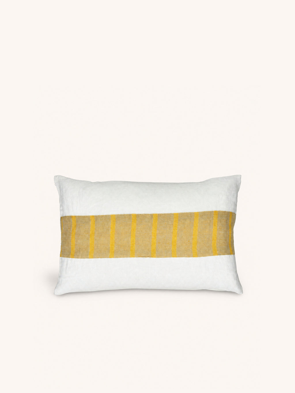 SAINT-TROPEZ - cushion - linen - L 50 x W 30 cm - yellow