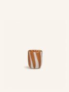 CANNES - Vase/Windlicht - Glas - DIA 7 x H 8 cm - Bernstein
