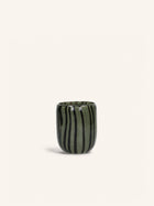 CANNES - vase/wind light - glass - DIA 9 x H 11 cm - khaki