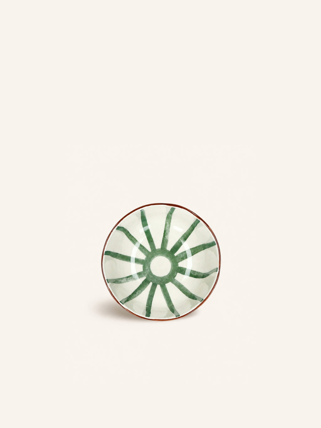 MYKONOS - bol à soupe - porcelaine - DIA 15,2 x H 6 cm - vert