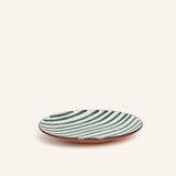 Groen – MYKONOS - piatto da dessert - porcellana - DIA 20,3 x H 2 cm - verde