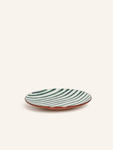 Groen – MYKONOS - piatto da dessert - porcellana - DIA 20,3 x H 2 cm - verde