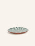 MYKONOS - dessertbord - porselein - DIA 20,3 x H 2 cm - groen