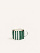 MYKONOS - mok 31,5 CL - porselein - L 12,3 x W 8,8 x H 6,8 cm - groen