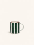 MYKONOS - mok 37,5 CL - porselein - L 12 x W 8,5 x H 9 cm - groen