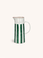 MYKONOS - kruik - porselein - L 19 x W 12,5 x H 23,5 cm - groen