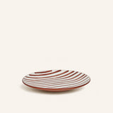 Rood – MYKONOS - piatto da dessert - porcellana - DIA 20,3 x H 2 cm - ruggine