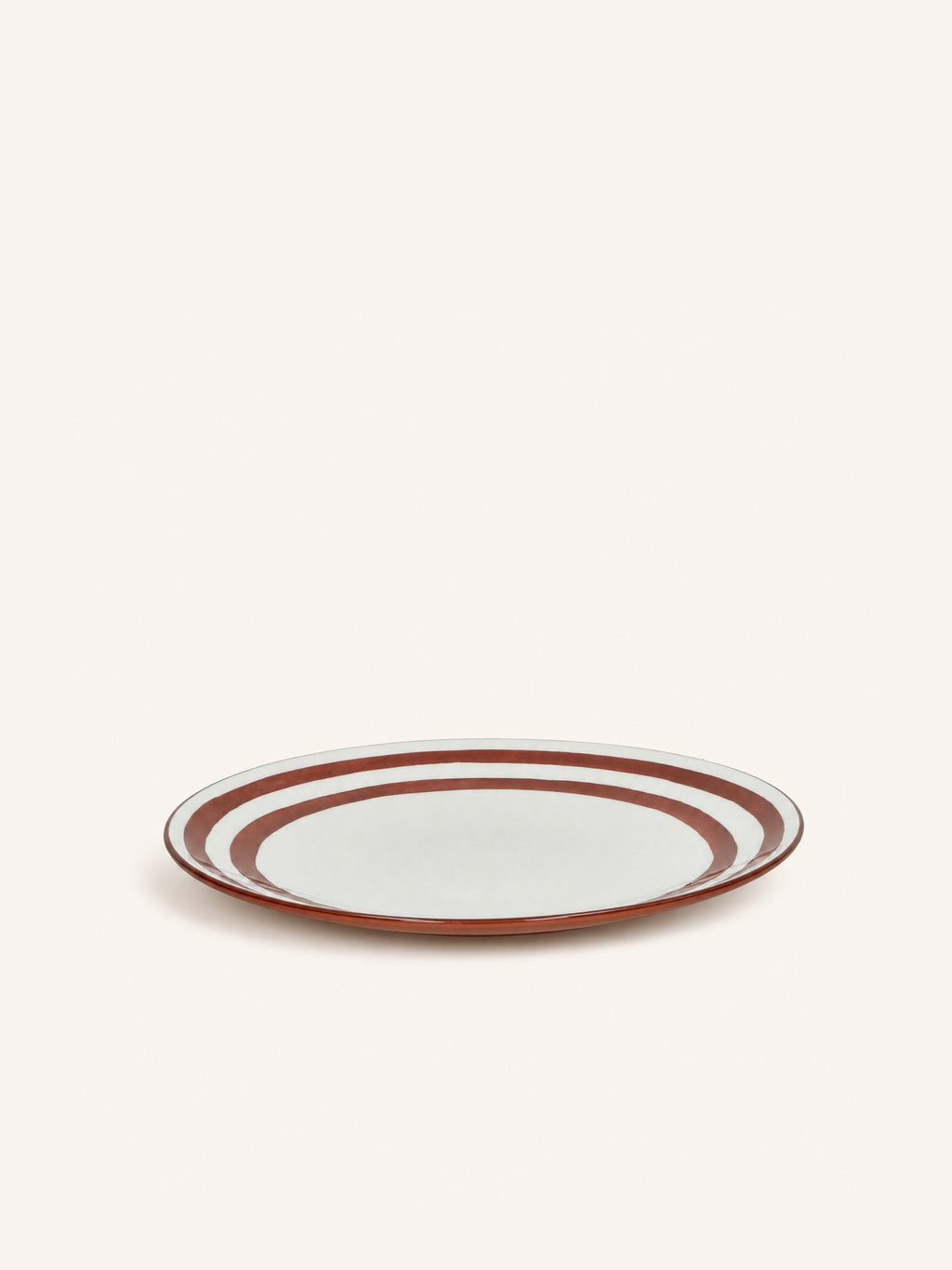 MYKONOS - Speiseteller - Porzellan - DIA 27 x H 2,5 cm - Rost