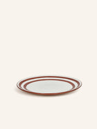 MYKONOS - Speiseteller - Porzellan - DIA 27 x H 2,5 cm - Rost