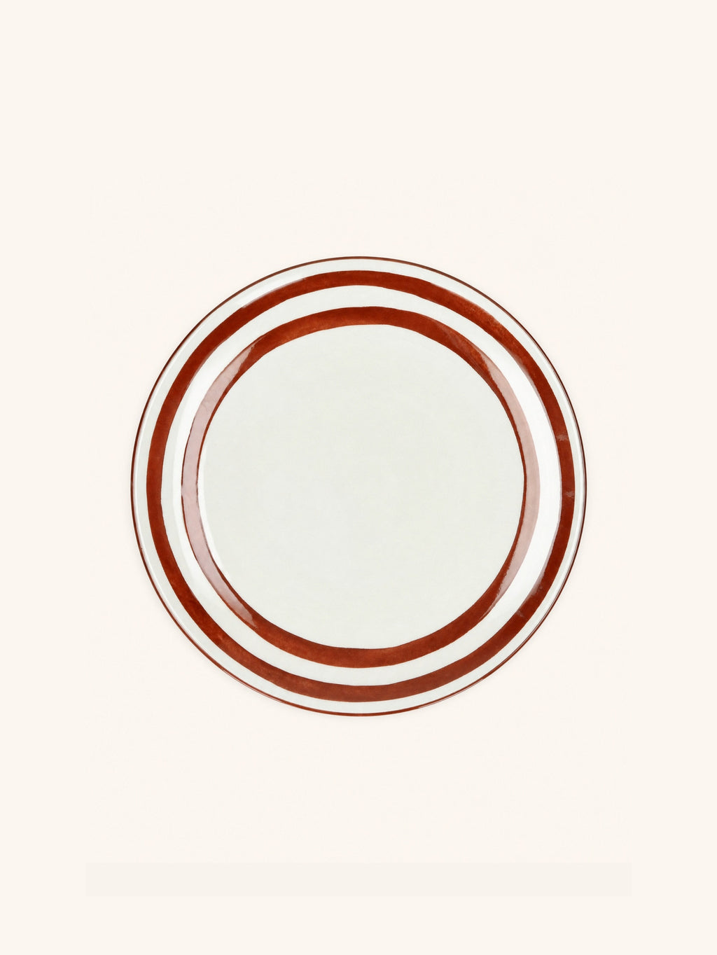 MYKONOS - Speiseteller - Porzellan - DIA 27 x H 2,5 cm - Rost
