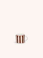 MYKONOS - espresso kopje 11,5 CL - porselein - L 9.2 x W 7 x H 6 cm - roest