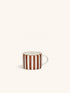 MYKONOS - mok 31,5 CL - porselein - L 12,3 x W 8,8 x H 6,8 cm - roest
