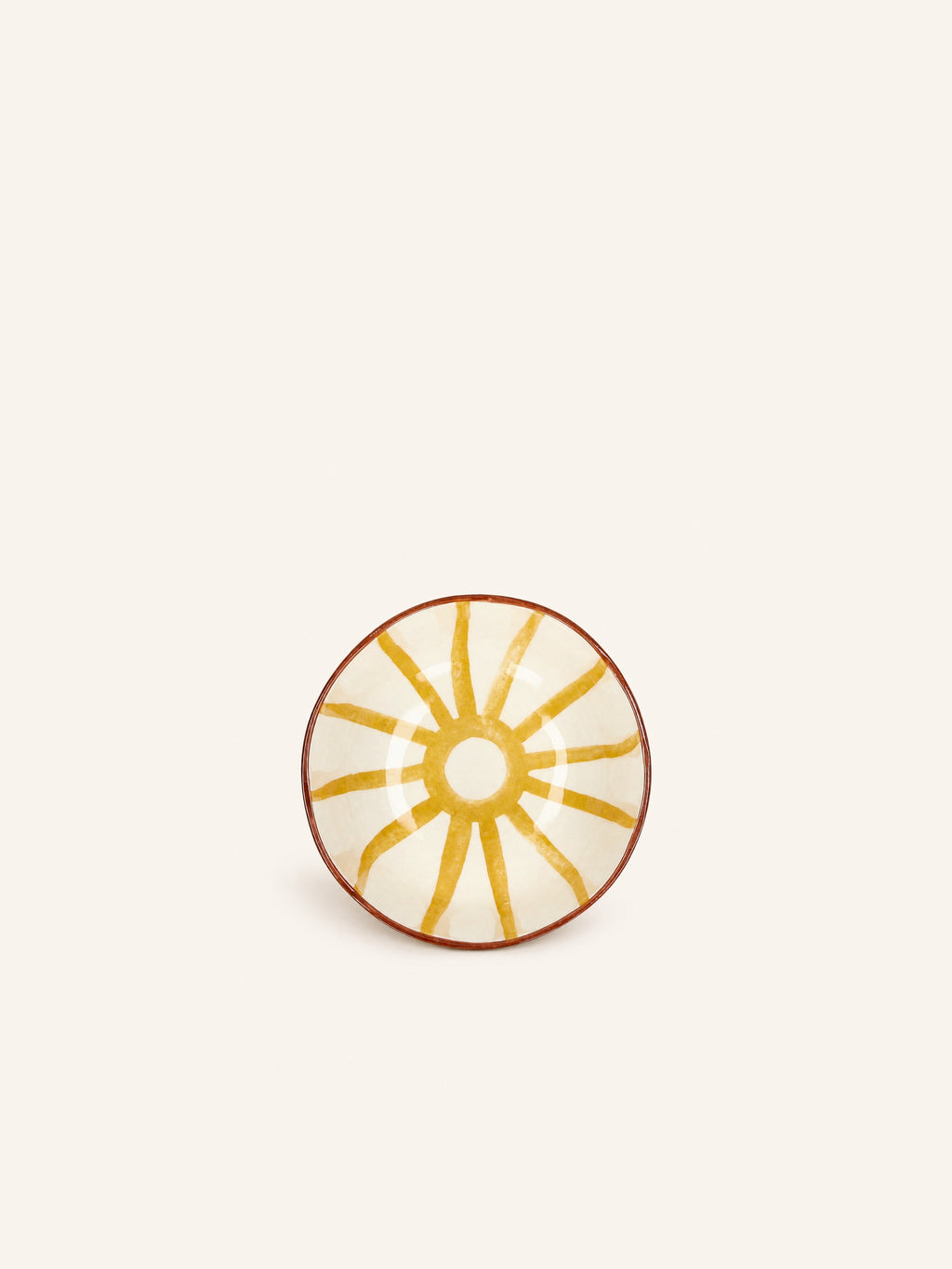 MYKONOS - cuenco para sopa - porcelana - DIA 15,2 x H 6 cm - amarillo