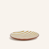 Geel – MYKONOS - piatto da dessert - porcellana - DIA 20,3 x H 2 cm - giallo