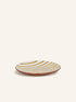 MYKONOS - dessertbord - porselein - DIA 20,3 x H 2 cm - geel